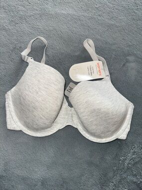 Warner's Heather Light Gray T-Shirt Bra with Molded Cups